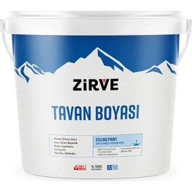 Resim Zirve ZİRVE TAVAN BOYASI 17,5 KG BEYAZ 