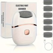 Resim Şarj Edilebilir Elektrikli Ayak Törpüsü - USB Şarj, Lityum Pil, Yağsız Pürüzsüz Ayaklar & Tırnak Bakımı, Tırnak Törpüsü 