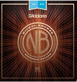 Resim D'addario Nb1253 Nikel Bronz Akustik Gitar Teli 12-53 