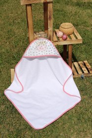 Resim Baveno Super Girl Nakışlı 75x75 Bebek Kundak 