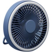 Resim Sunshinee USB Şarj Edilebilir Fan Kablosuz Uzaktan Kumanda Açık Kamp Çadırı Taşınabilir Tavan Vantilatörü Masaüstü Yurt Mini Duvar Fan2 (Yurt Dışından) 