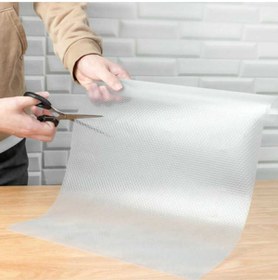 Resim Genel Markalar Şeffaf Kaydırmaz Raf Dolap Ve Çekmece Örtüsü 45 Cm X 5 Metre 