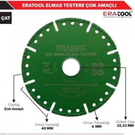 Resim Eratool 50135 Çok Amaçlı Daire Testere 180 mm 