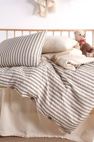 Resim özgürce Yumuşak %100 Pamuklu Bebek Nevresim Takımı 100x150, Konforlu ve Şık 