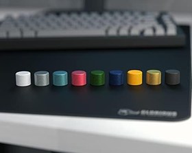 Resim Glorious PC Gaming Race Gaming Rotary Knob - GMMK PRO klavye ve GMMK Numpads için, yüksek kaliteli görünüm ve his, alüminyum, kolay montaj, 9 renk seçeneği - Aqua Blue 