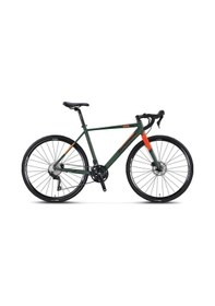 Resim Mosso Gvl700-grx400 Erkek Yarış Bisikleti 520h Hd 28 Jant 20 Vites Haki Turuncu Çok Renkli 