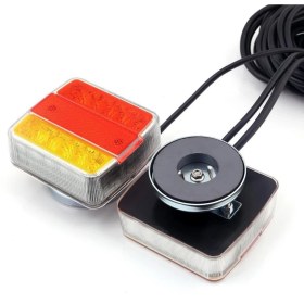 Resim Ece Agro Römork Karavan Led Stop Mıknatıslı Set 4.5 Metre Kablolu 