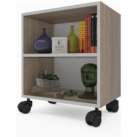 Resim Kenzlife Kitaplık Beril 068 030 020 Crd Tekerlekli Mutfak Dolabı Banyo Ofis Ayakkabılık Kiler 