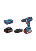 Resim Bosch Professional GSB 18V-60 C 2x5.0Ah Darbeli Çift Akülü Matkap + L-Boxx Çanta - 06019G210B 