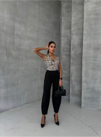 Resim ANKA BOUTIQUE SCUBA krep kumaş şalvar model balon pantolon 