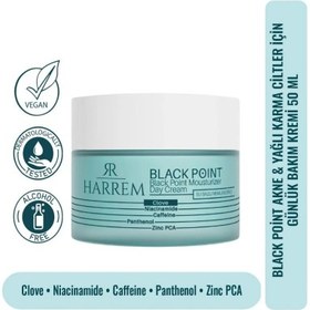 Resim Harrem Black Point Yağlı Ciltler için Günlük Nemlendirici 50ml 