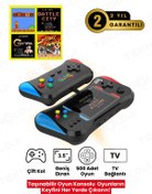 Resim Teknoloji Gelsin 500 Oyun Retro sup konsolu x7m 3,5 inç ekran video oyunları hd/av çıkışı taşınabilir mini gamepad 