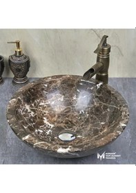 Resim Dark Emperador Çanak Lavabo 