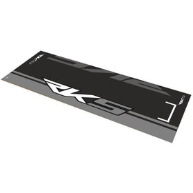 Resim SEVGENT Rks Uyumlu Siyah - Gri Desenli 80 X 220 Cm Kaydırmaz Motosiklet Halısı 