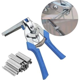 Resim Powermaster PM-20535 Bükümlü Halka Pense Klipler Tel Çit Sıkma Aleti 