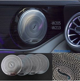 Resim GCP German Car Parts W205 Hoparlör Kapakları - W205 Metal Hoparlör Kapakları 