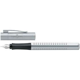Resim Faber-castell Grıp 2011 Fıne Writer Dolma Kalem Gümüş Çok Renkli 