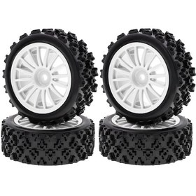 Resim Teltree Bjm352 4'lü Set 72 45 26 Mm Lastik Takımı - Tamiya Xv-01, Ta06, Tt-01, Tt-02, Ptg-2 1/10 Rc Araçlar İçin 