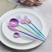 Resim Karaca Orion Rainbow 30 Parça 6 Kişilik Çatal Kaşık Bıçak Multicolor 