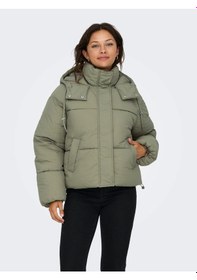 Resim Only Onlhope Short Puffer Kadın Şişme Mont 15322013 Yeşil 