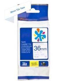 Resim Brother TZE-S263 Beyaz Üzeri Mavi Muadil Etiket 