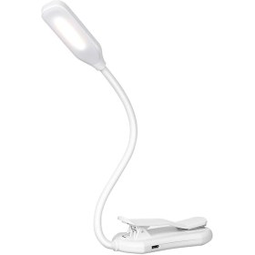 Resim Yaozixa Usb Şarjlı Kitap Tutucu Okuma Lambası - Dokunmatik Anahtar, 3 Seviye Parlaklık, Esnek Kafa, Gündüz/gece Modu, 600mah Batarya Diğer 