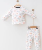 Resim STARYU BABY Kız Bebek Baskılı Pijama Takım %100 Pamuk Alt Üst 2 Li Takım 6ay/4yaş Arası 