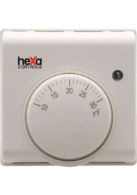 Resim Hexa Controls Hexa Rt226-e5 Kablolu Oda Termostadı - Lambalı 