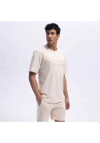 Resim Ellesse Bisiklet Yaka Ekru Erkek T-shirt Em589 Ekru 