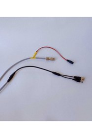 Resim CCTV Uçları Yapılı 5 Metre Güvenlik Kamera Kablosu 