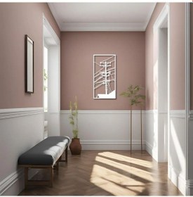 Resim Duvar Dekoru Hediyelik Elektrik Direği Lamppost Metal Duvar Tablosu Soyut 