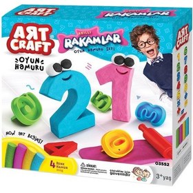 Resim Oyuncak 3d Rakamlar Hamur Set 200 Gr 