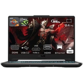 Resim Asus Tuf Gaming A15 FA506NC-HN006-09 R5-7535HS 24 GB SSD 1 TB SSD RTX3050 15.6" Dos FHD Dizüstü Bilgisayar 