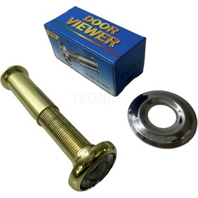 Resim BİRDAL Altın sarısı Kapı Dürbünü 50 * 75 Ölçüde. Delik Çapı 1.5 Cm Olan Kapılar Için Uygun. 