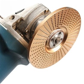 Resim Depolife 115mm Ahşap Törpü diski avuç taşlama uyumlu törpüleme aşındırma raspalama disk 