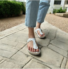 Resim COMFORT OF PANTOFOLE parmak arası erkek terlik beyaz 