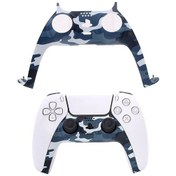 Resim Ps5 Dualsense Oyun Kolu Kamuflaj Dekoratif Plastik Kaplama 