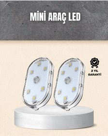 Resim AyrStore Taşınabilir Manyetik Mini LED Lamba 7 Renk Seçenekli 
