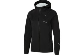 Resim Mizuno Waterproof 20K Hooded Jacket Kadın Yağmurluk Siyah 