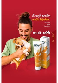 Resim Petroys Multiroys Kedi ve Köpekler İçin Multivitamin Malt Macun 100 G 