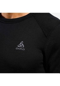 Resim Odlo Odlo Active Warm Bl Top Crew Neck L/s Erkek Siyah İçlik Üst 6000 Siyah 