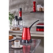 Resim Sinbo SCM-2960 Carmen Elektrikli Cezve Kırmızı Türk Kahve Makinesi 
