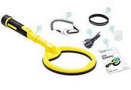 Resim PulseDive Scuba 20 cm başlıklı Sarı Su Altı ve Kara Kullanım Metal Altın Tespit Dedektörü 