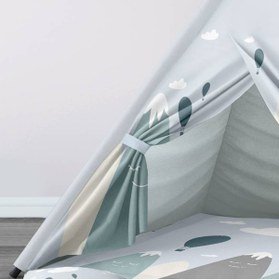 Resim instababyrooms Çocuk Oyun Çadırı Dağlar, Balonlar Dijital Baskılı 