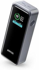 Resim Anker Prime 12,000mAh 130W Taşınabilir Hızlı Şarj Cihazı - 2x USB-C - iOS, Android, Macbook Notebook Destekli, LED Ekranlı Powerbank - A1335 (Anker Türkiye Garantili) 