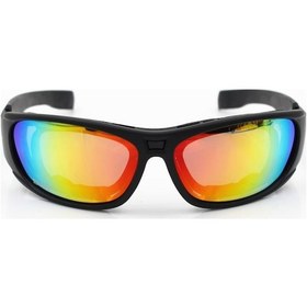 Resim Daisy Usa C6 Polarize Değişebilir 4 Lens Military Tactical Gözlük 