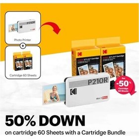 Resim Kodak Mini 3 Retro 4pass Taşınabilir Fotoğraf Yazıcısı White 