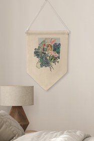 Resim Oturma Odası Duvar Dekoru, Venüs'ün Doğuşu Sanat Serisi, Kanvas Flama Askılı Duvar Örtüsü NO:425 - Renkli - 15 / 30 x 40 