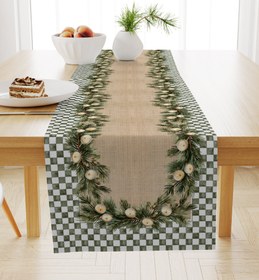 Resim Evmila Yeni Yıl Desenli Runner Modeli - 40x140 cm 