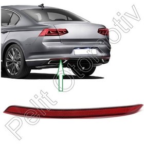 Resim Passat B8 Arka Tampon Reflektörü Sol 3g0945105c 3g0945105d 